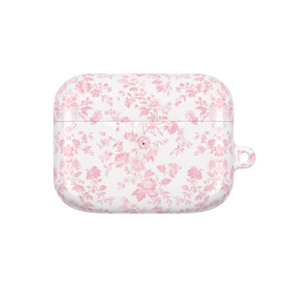 Pink floral AirPod case