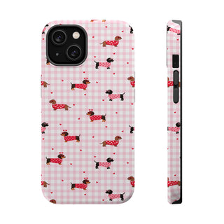 Valentines Daschund MagSafe Tough iphone case