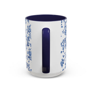 Blue Floral Mug