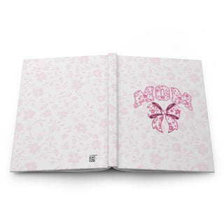 Mom Pink Coquette Bow Hardcover Journal