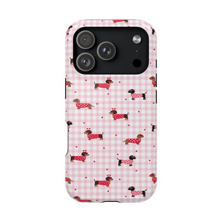 Valentines Daschund MagSafe Tough iphone case