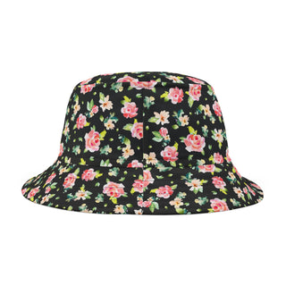 Black Floral Bucket Hat