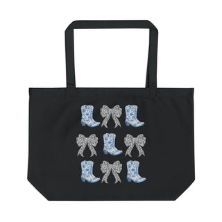 Cowgirl Boots & Bows Eco Tote Bag