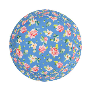 Blue Floral Bucket Hat