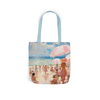 Beach Life Summer Canvas Tote Bag