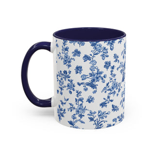 Blue Floral Mug