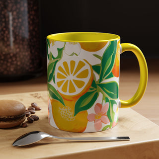 Floral Lemons Mug