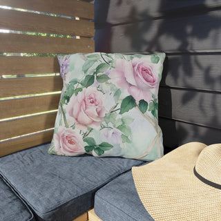 Floral Garden Outdoor Indoor Pillow