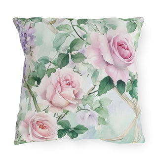 Floral Garden Outdoor Indoor Pillow