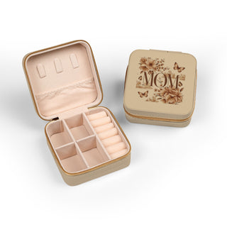 Mom Floral Jewelry Travel Case