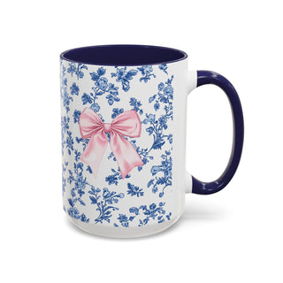 Coquette Bow Floral Mug