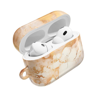 Caramel Marble Effect AirPod Case