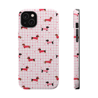 Valentines Daschund MagSafe Tough iphone case