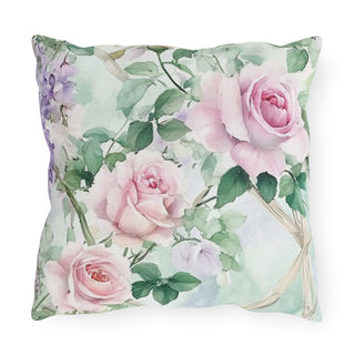 Floral Garden Outdoor Indoor Pillow