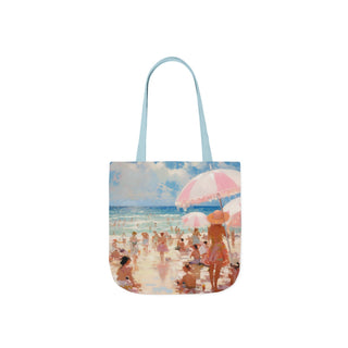 Beach Life Summer Canvas Tote Bag