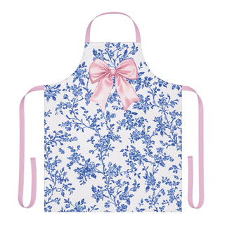 Floral Blue Chef Apron