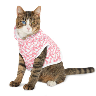 Pink Bows Pet Hoodie