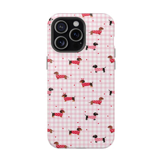 Valentines Daschund MagSafe Tough iphone case