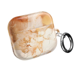 Caramel Marble Effect AirPod Case