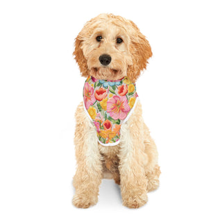 Vibrant Floral Pet Hoodie