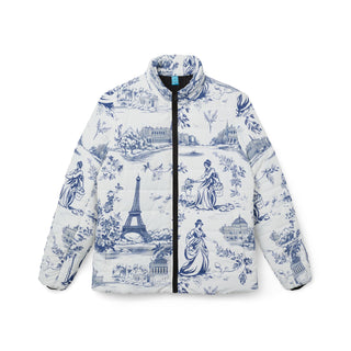 French Toile Puffer Jacket