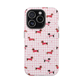 Valentines Daschund MagSafe Tough iphone case