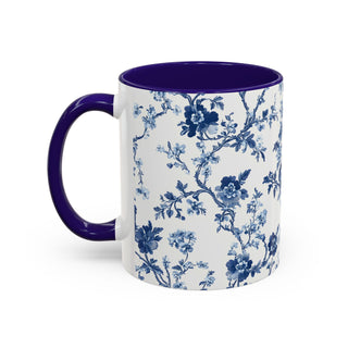 Blue Floral Mug