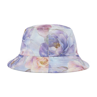 Lavender Floral Bucket Hat