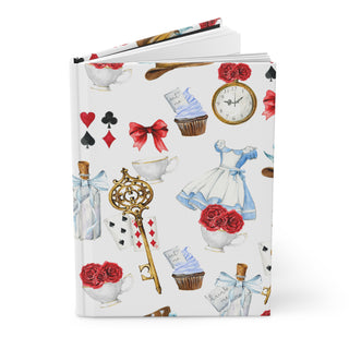 Wonderland Hardcover Journal Notebook