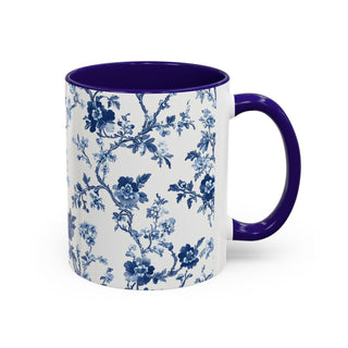 Blue Floral Mug