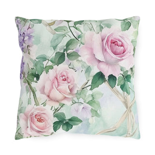 Floral Garden Outdoor Indoor Pillow