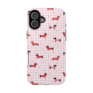 Valentines Daschund MagSafe Tough iphone case