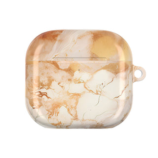 Caramel Marble Effect AirPod Case