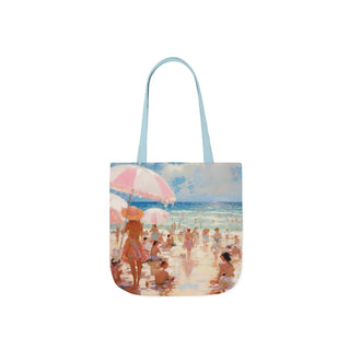 Beach Life Summer Canvas Tote Bag