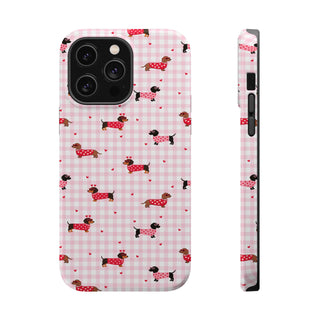Valentines Daschund MagSafe Tough iphone case
