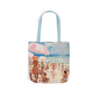 Beach Life Summer Canvas Tote Bag