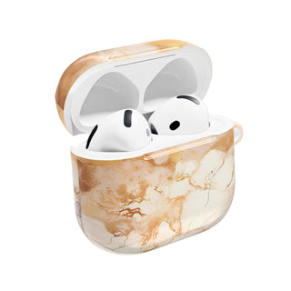 Caramel Marble Effect AirPod Case