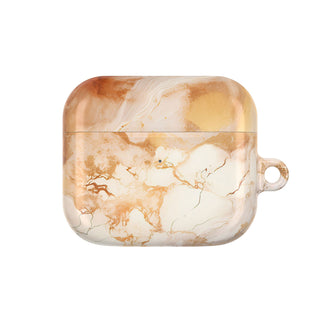 Caramel Marble Effect AirPod Case