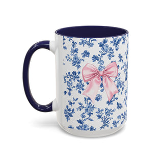 Coquette Bow Floral Mug