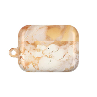 Caramel Marble Effect AirPod Case