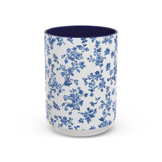 Blue Floral Mug