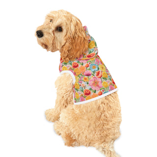 Vibrant Floral Pet Hoodie