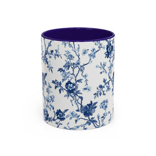 Blue Floral Mug