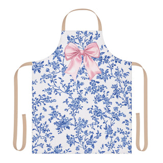 Floral Blue Chef Apron