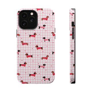 Valentines Daschund MagSafe Tough iphone case