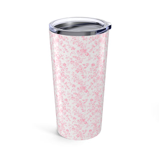 Pink Floral Tumbler 20oz