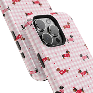 Valentines Daschund MagSafe Tough iphone case
