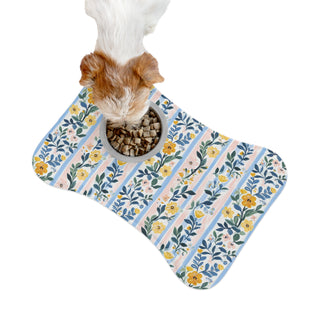 Floral Pet Feeding Mat
