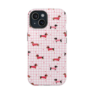 Valentines Daschund MagSafe Tough iphone case