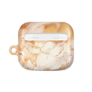 Caramel Marble Effect AirPod Case